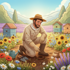 don pour quelques graines de fleurs mellifères