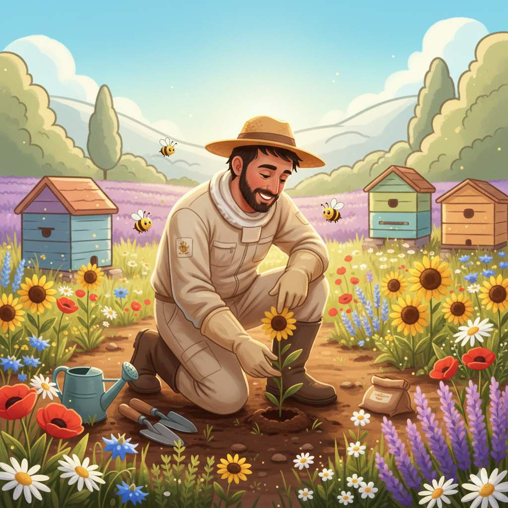 Contribution à la plantation d’un arbuste mellifère