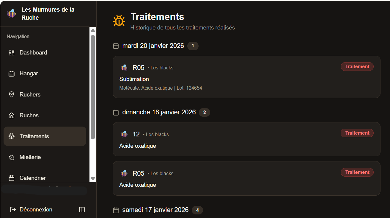 application de suivi apicole des murmures de la ruche application de suivi apicole des murmures de la ruche